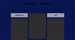 Desktop Screenshot of colorado-concerts.com
